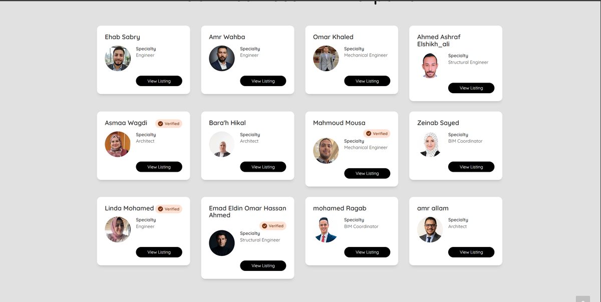 Niqat Work — BIM professionals